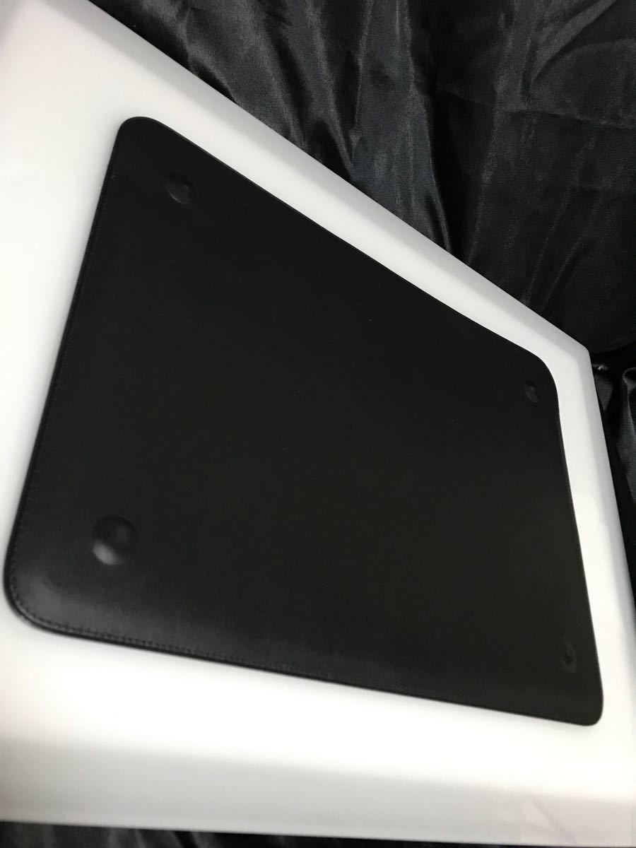Apple レザースリーブ　leather sleeve  BLACK 13インチ用　MacBook Air Pro 美品　箱付き