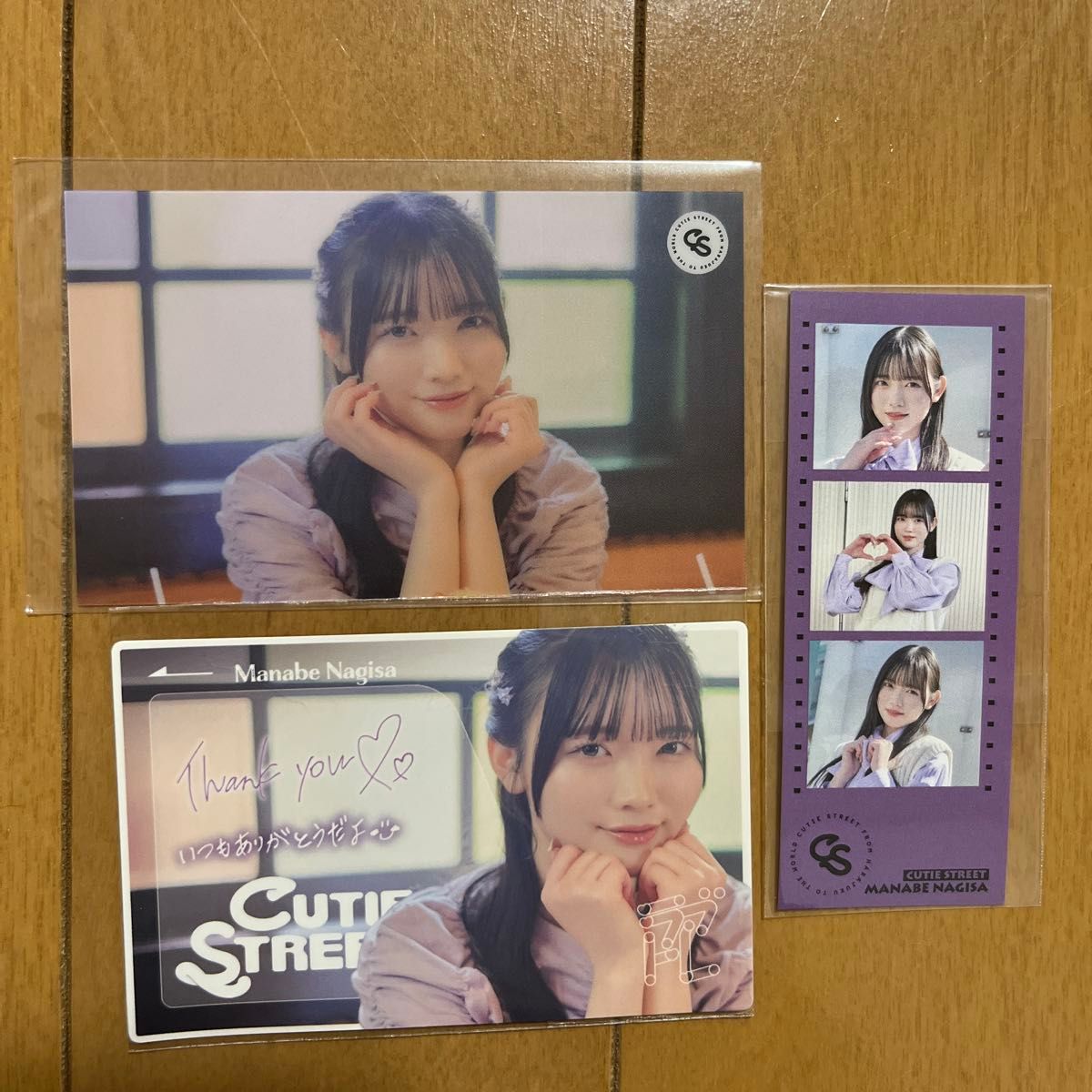 CUTIE STREET 真鍋凪咲 グッズ3点セット ラッフルくじ｜Yahoo!フリマ