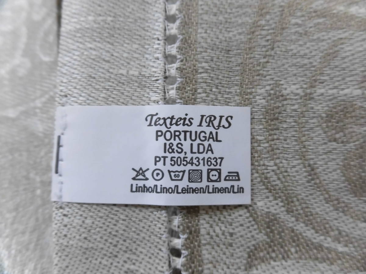  не использовался *TEXTEIS IRIS Portugal * салфетка 6 листов linen лен,CORDA