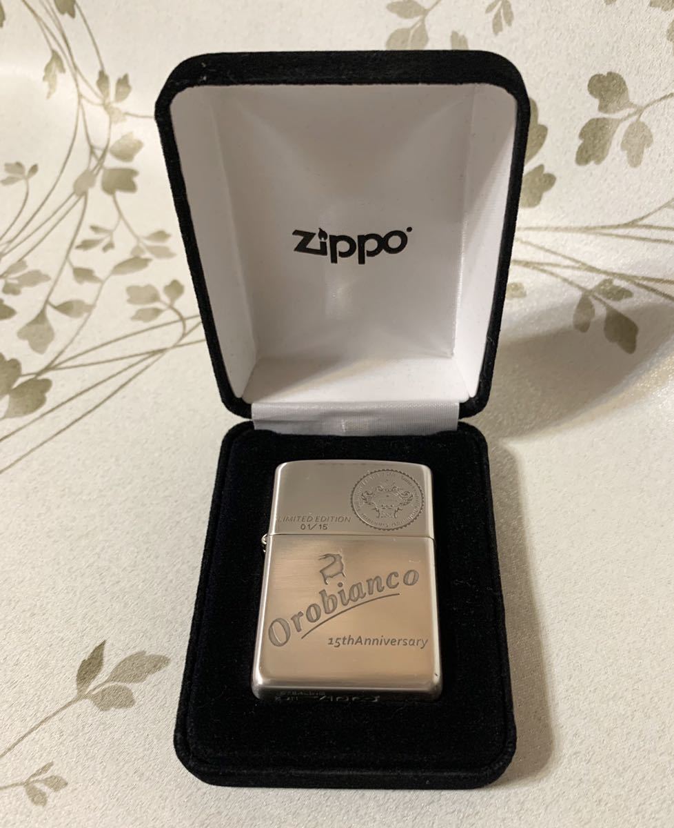 ZIPPO 2011 オロビアンコ 15周年記念 スターリングシルバー 限定品 STERLING ジッポー ジッポ SILVER 