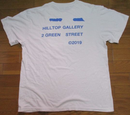 Dunno　2019　白　Tシャツ　Lサイズ　HILLTOP GALLERY 2 GREEN STREET ロゴ_画像5