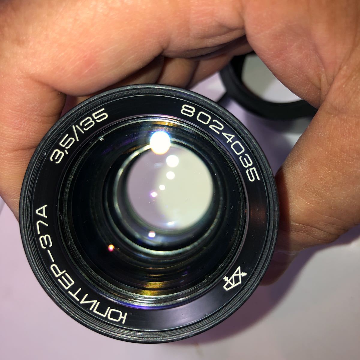 珍品　M 42マウント ジュピター37A モスクワオリンピック記念　135mm F3.5 美品　1980年製　送料着払い_画像7