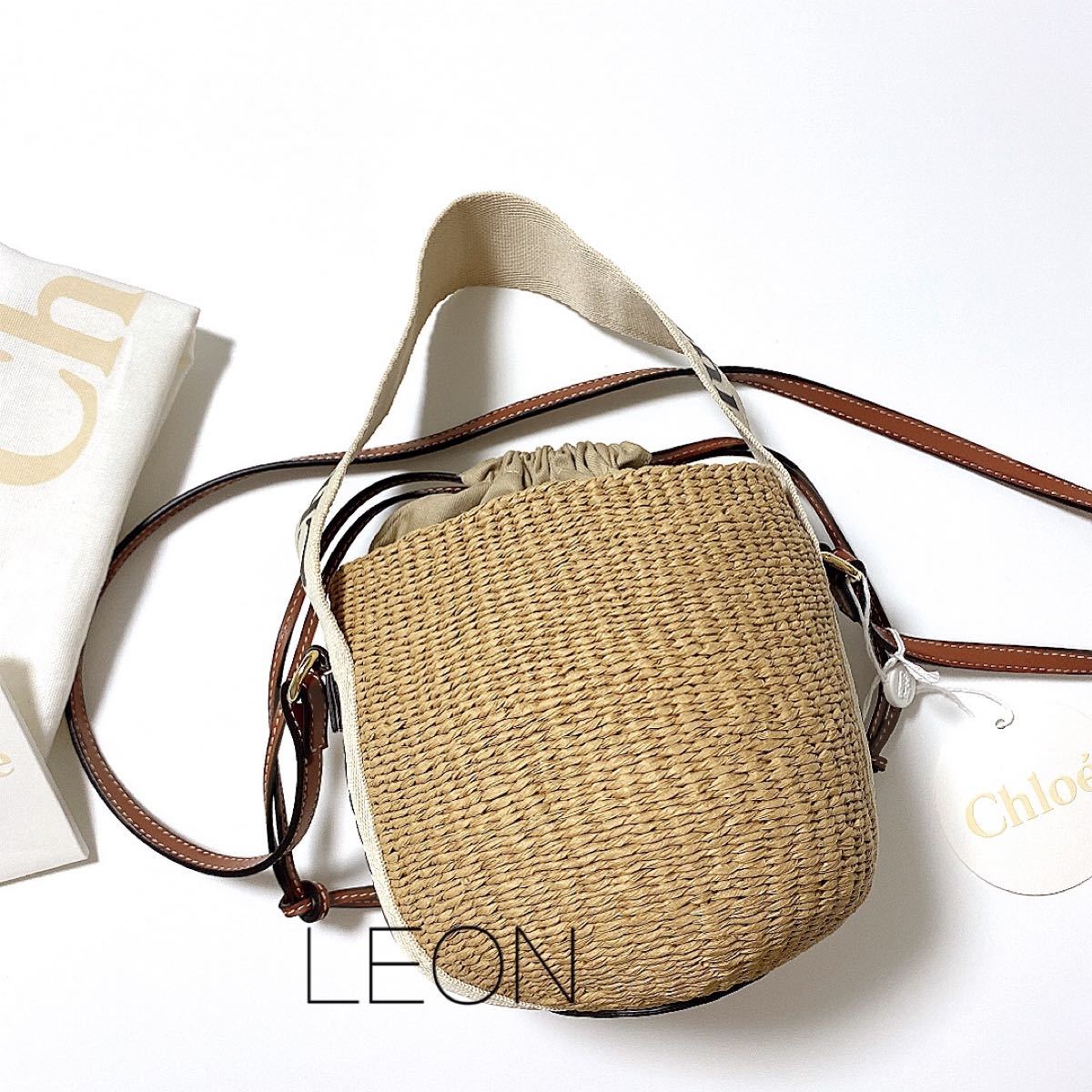 Chloe クロエ かごバッグ Woody ウッディ スモール バスケット Chloe クロエ かごバッグ Woody ウッディ スモール バスケット