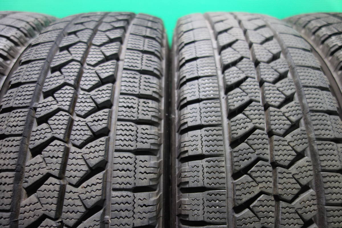 K1-20 送料無料 185/65R15 101/99L 2020年製 スタッドレス LT 6本 ブリヂストン W979 深溝 地山 小型 ライトトラック_画像3