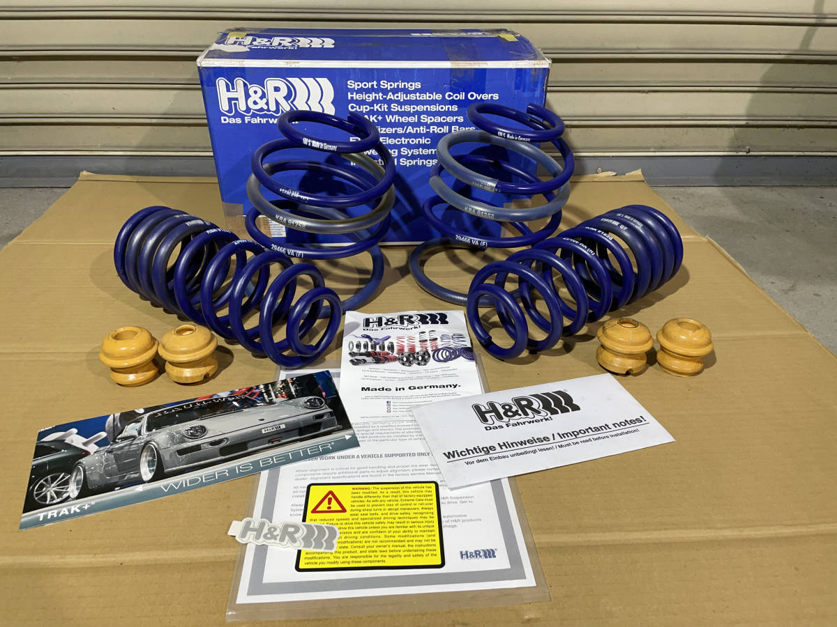  Porsche 996 Carrera 4 / 4S used H&R down springs + bump Stop 