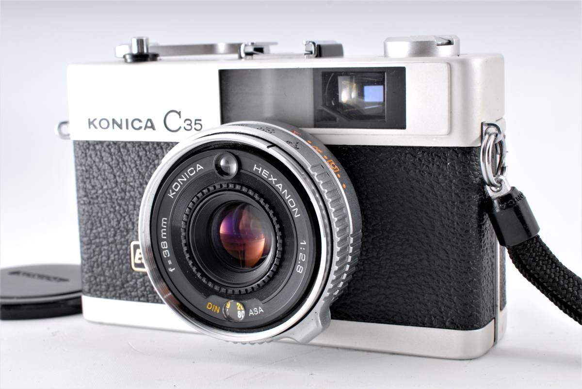 ★希少な極上品★Konica C35 38mm F2.8 コニカ★キレのある描写が魅力のコンパクトフィルムカメラ！★#557_画像1