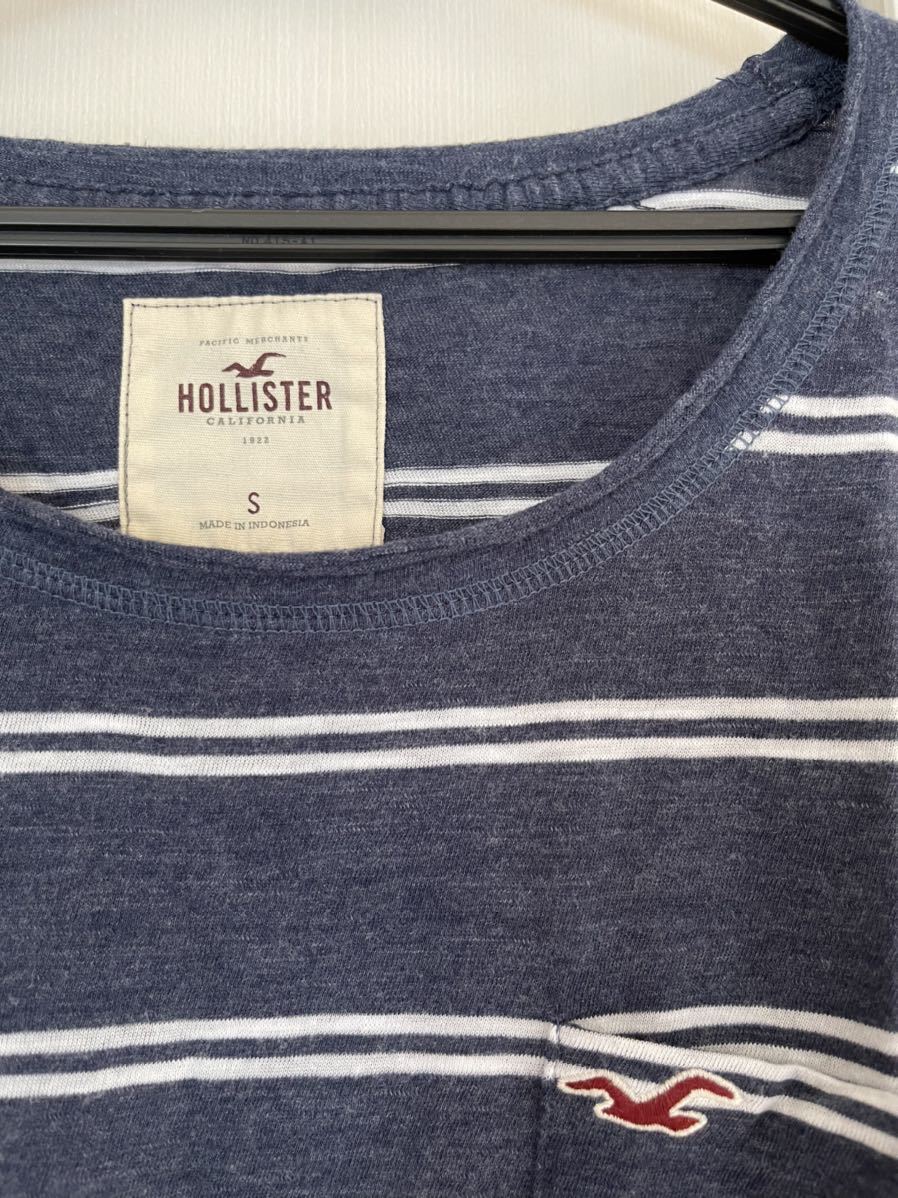 HOLLISTER* Hollister for women border cut and sewn T-shirt S size 