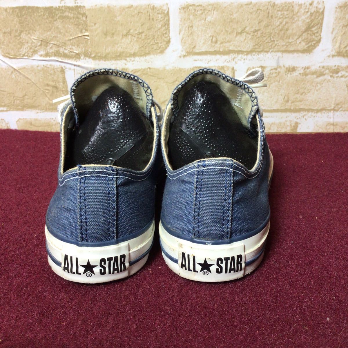 【売り切り!送料無料!】A-128 converse!ALL☆STAR!24.5cm!ユニセックス!コンバースオールスター!ローカット!古着!カジュアル!中古!美品!_画像3