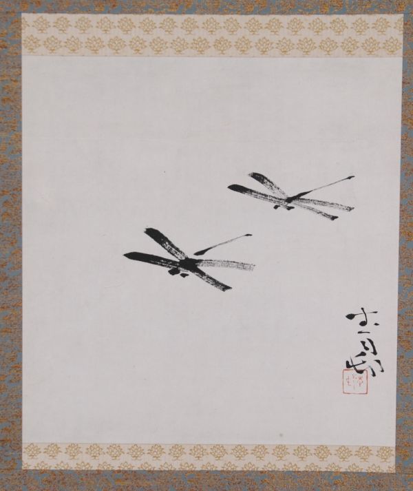 高評価通販 ヤフオク! - 前田青邨「かちむし」日本画 掛軸