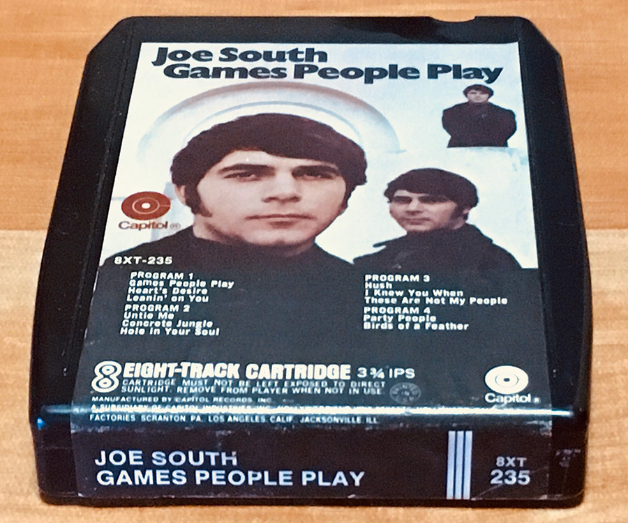 ◆8トラック(8トラ)◆完全メンテ品□ジョー・サウス [GAMES PEOPLE PLAY 〜 孤独の影] (US盤)◆_画像4