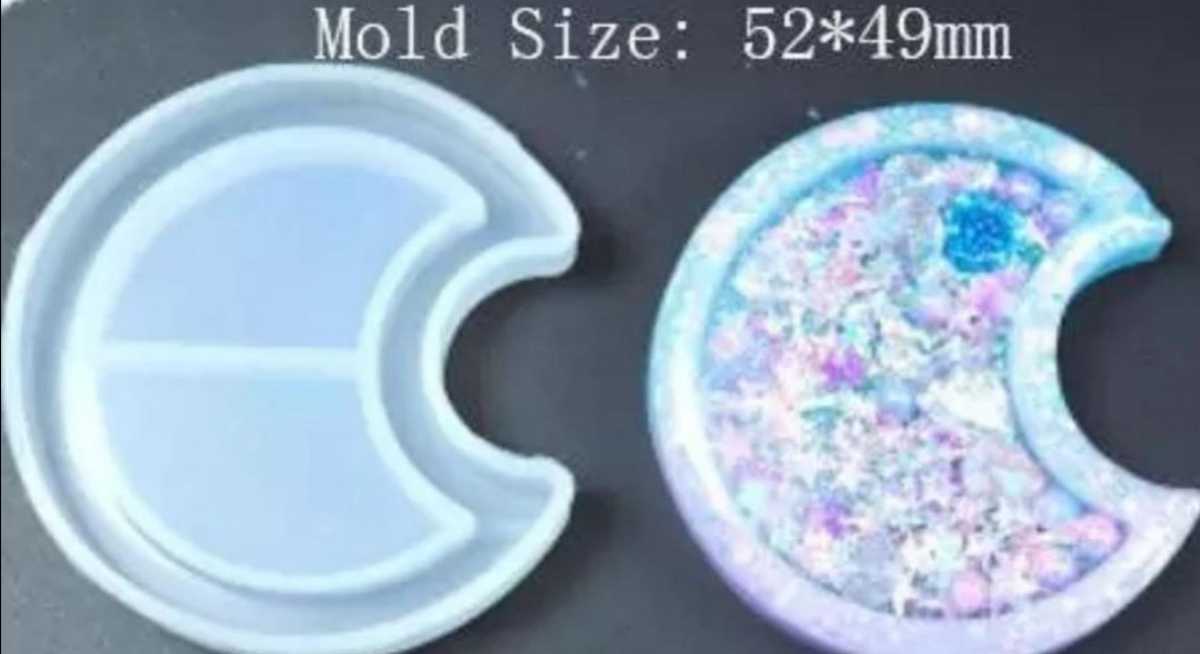 [T1] silicon mold T1 car ka car ka shaker silicon mold 5 point set Unicorn Sakura cat month pocket watch resin resin clay 