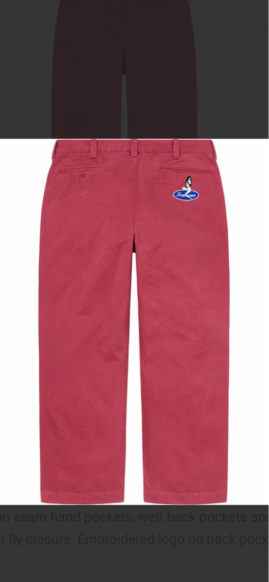 出色 supreme pin up chino pants 32インチ supreme pin up chino pants 32インチ