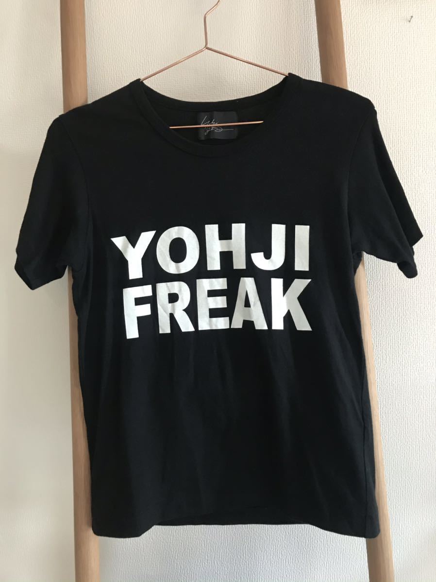 ヨウジヤマモト YOHJI FREAK Tシャツ Yohjiyamamoto T-shirts 黒　サイズ2_画像1