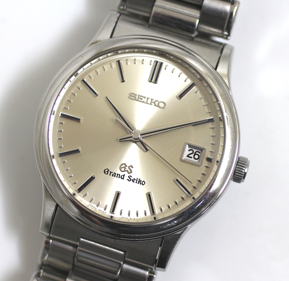 【SEIKO】GS グランドセイコー 9587-7010 デイト クォーツ メンズ　腕時計_画像1