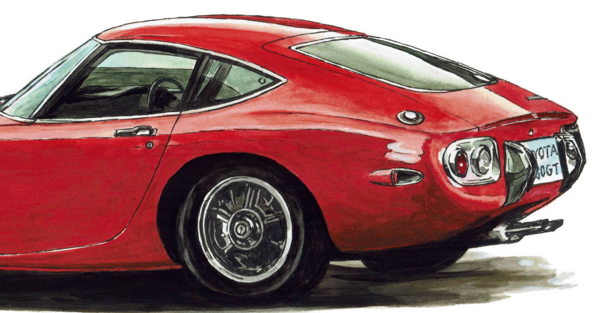 NC-225 トヨタ 2000GT・NC-226 トヨタ 2000GT限定版画300部 直筆サイン有 額装済●作家 平右ヱ門  希望ナンバーをお選び下さい。