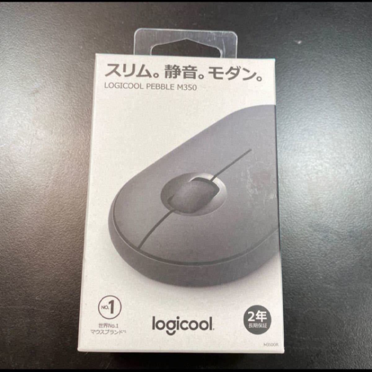 ロジクール Logicool M350GR [ロジクール Pebble M350 静音マウス グラファイト]新品未使用品