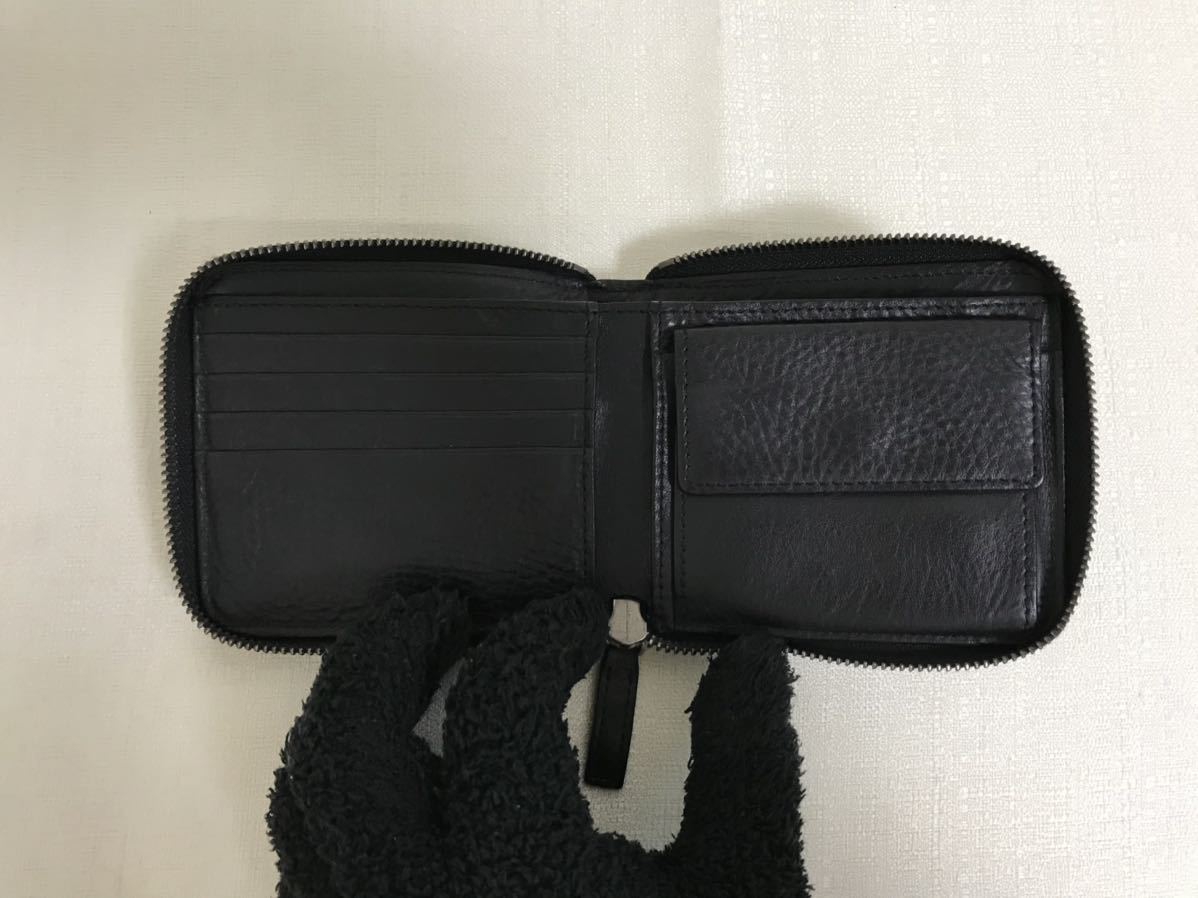  подлинный товар Burberry Black Label BURBERRY натуральная кожа compact раунд застежка-молния кошелек носорог f. inserting чёрный путешествие путешествие бизнес мужской женский 