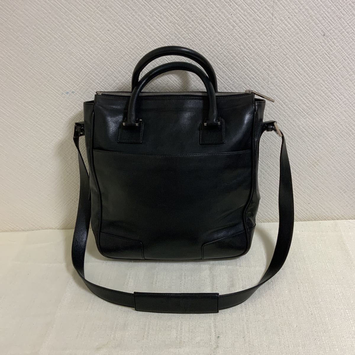 美品本物ロエベLOEWE本革レザー2wayハンドトートボストンショルダー