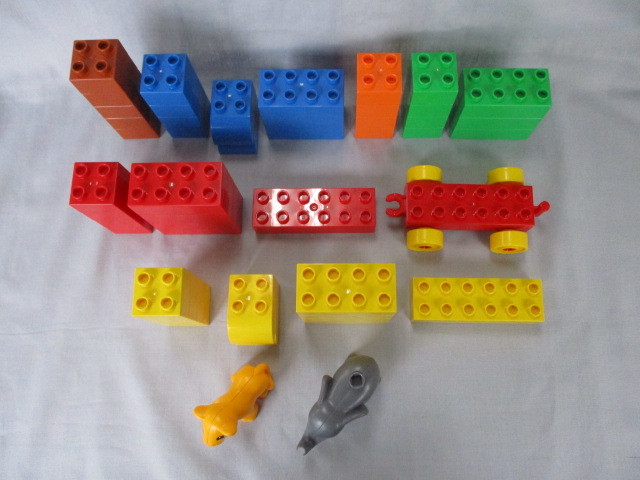 LEGO　レゴ　LEGO duplo　レゴ デュプロ　ぞうさんのバケツ（旧バージョン）7614　1才半～　動物おまけ付_画像4