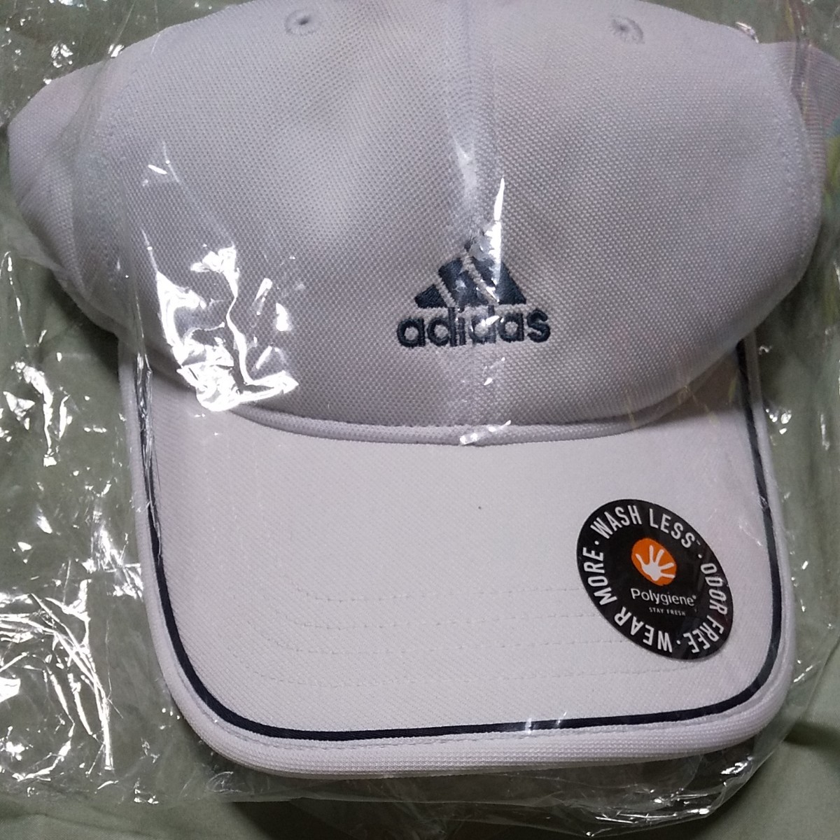 アディダス キャップ野球帽ランニング帽子白いキャップスポーツウェア日よけ フリーサイズ ワークキャップ 帽子