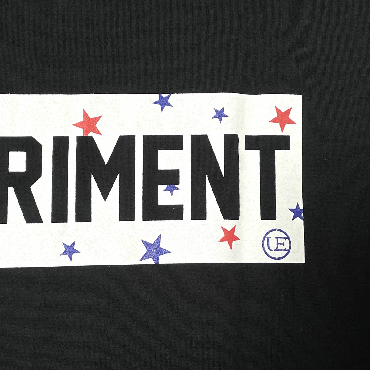 新品4黒uniform experimentスター柄STAR BOX LOGO TEEボックスロゴTシャツXL星柄FCRB藤原ヒロシSOPHフラグメントfragment未使用Black22AW_画像8