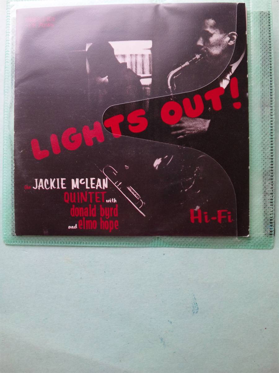 【送料112円】ソCD619 Jackie McLean LIGHTS OUT! (20bitK2) / ジャッキー・マクリーン / ライツ・アウト! ＜ソフトケース入りの画像1
