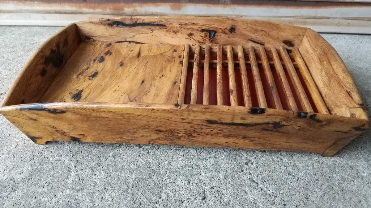 定期入れの 古い? 物入れ 黒柿? 旧家買い出し品 箱 横51.5cm縦29cm高