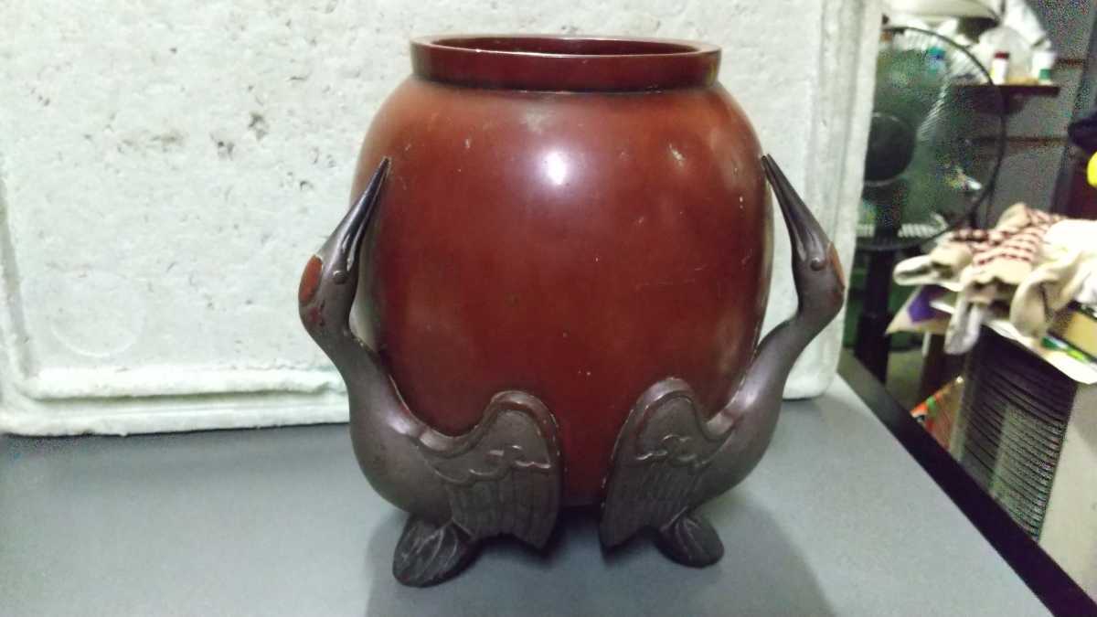 中国壺? 花瓶? 燕? 古い骨董品小壺三足| JChere雅虎拍卖代购