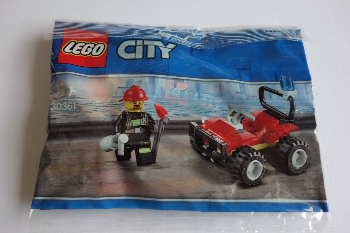 LEGO レゴ 30361 消防士 バギー消防バギー はたらく車 斧 ミニフィグ