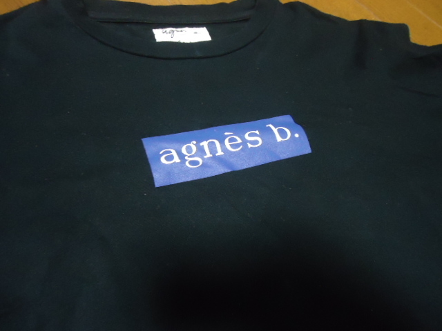 L размер /agnes b. Agnes B ×ADAM ET ROPE\' Adam et Rope / специальный заказ сотрудничество / черный чёрный / короткий рукав футболка / cut and sewn 