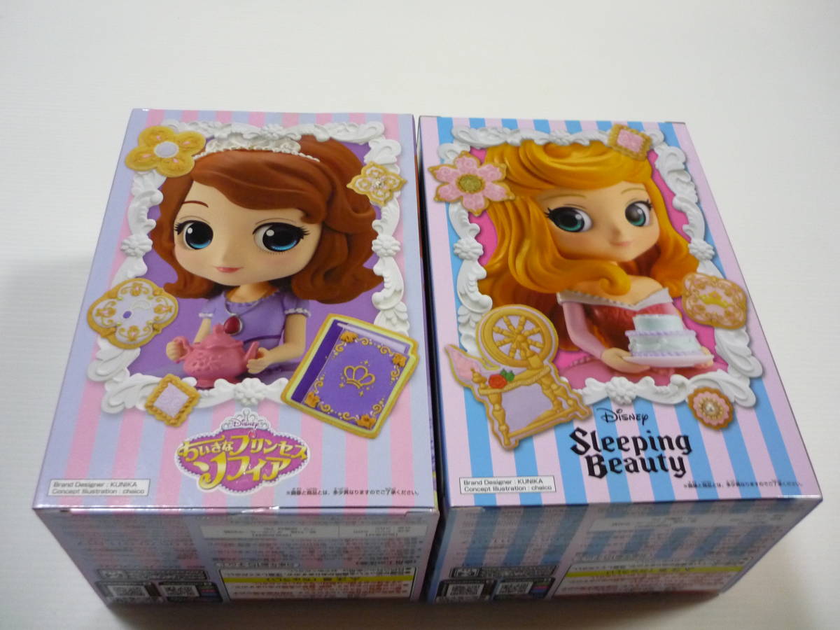オーロラ姫 ソフィア フィギュア 2個セット Q posket / まとめ オーロラ姫 ソフィア フィギュア 2個セット Q posket / まとめ