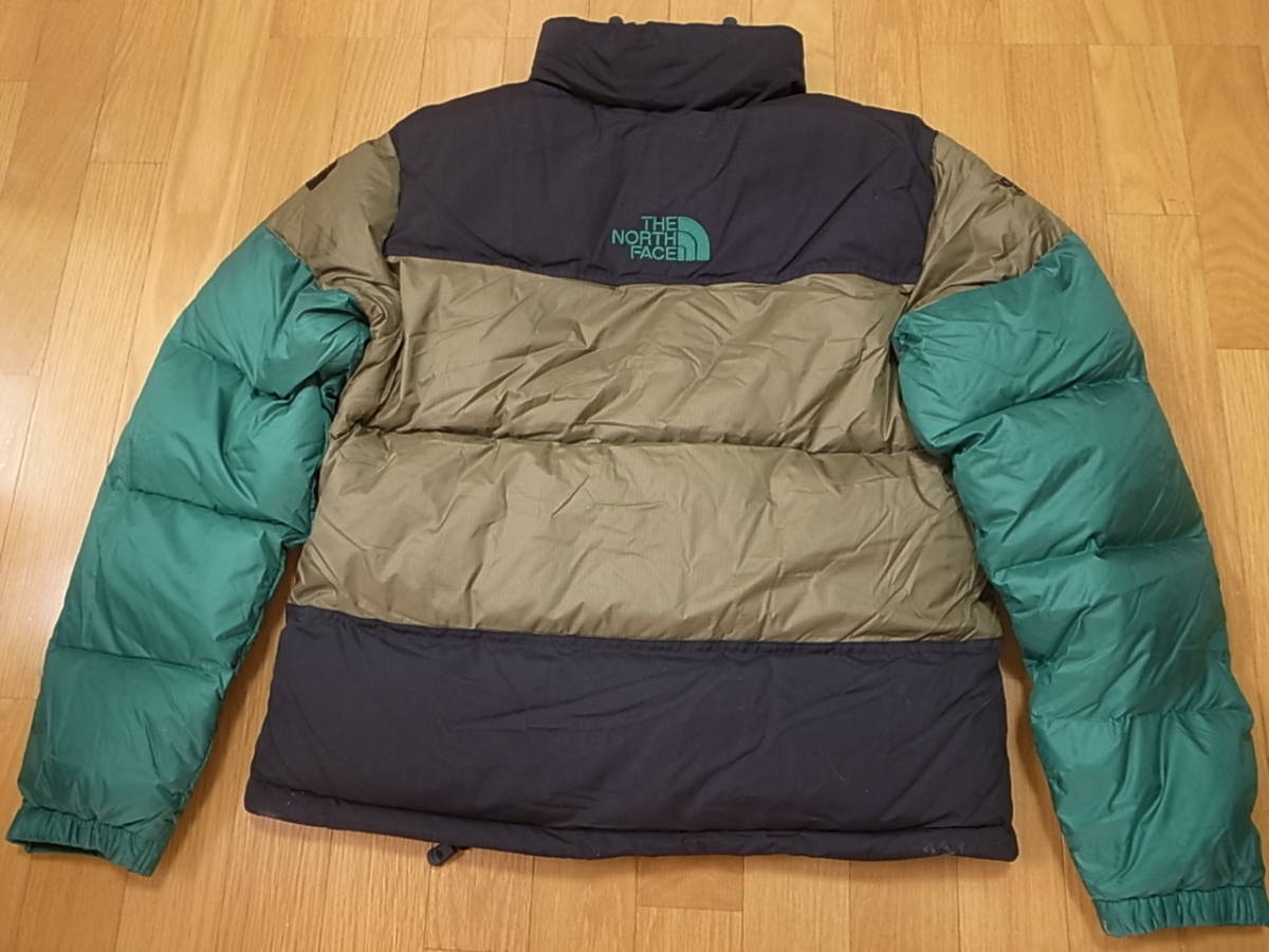 【送料無料 即決】海外限定 THE NORTH FACE STEEP TECH DOWN JACKET M 新品ダウンジャケット オリーブ グリーン ブラック スティープテック_画像4