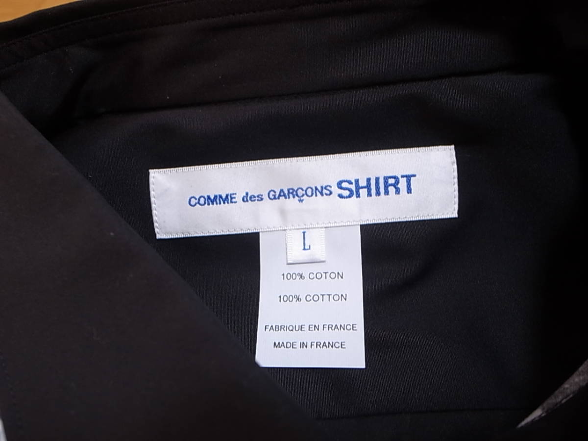 送料無料 即決】FUTURA x COMME des GARCONS SHIRT 黒 L 新品 W28006