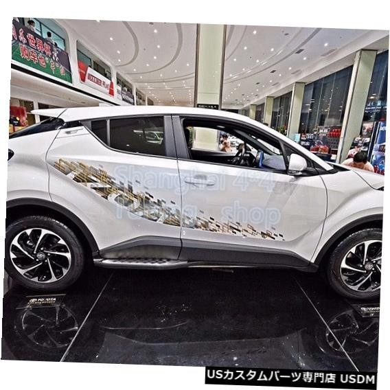 輸入カーパーツ Toyota C-HR CHR 2017 2018 2019 2020サイドステップランニングボードNerfバーペ_画像5