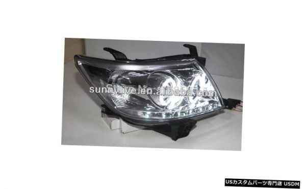 輸入カーパーツ TOYOTA HILUX VIGO LEDヘッドライトCCFL Angel Eyes 2011-2013年Chro_画像2