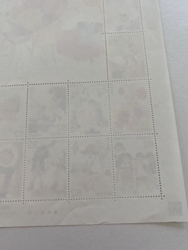 即決　82円切手　童画のノスタルジーシリーズ　第２集　いわさきちひろ　切手シート　平成28年　H28　2016　要状態確認　_画像7