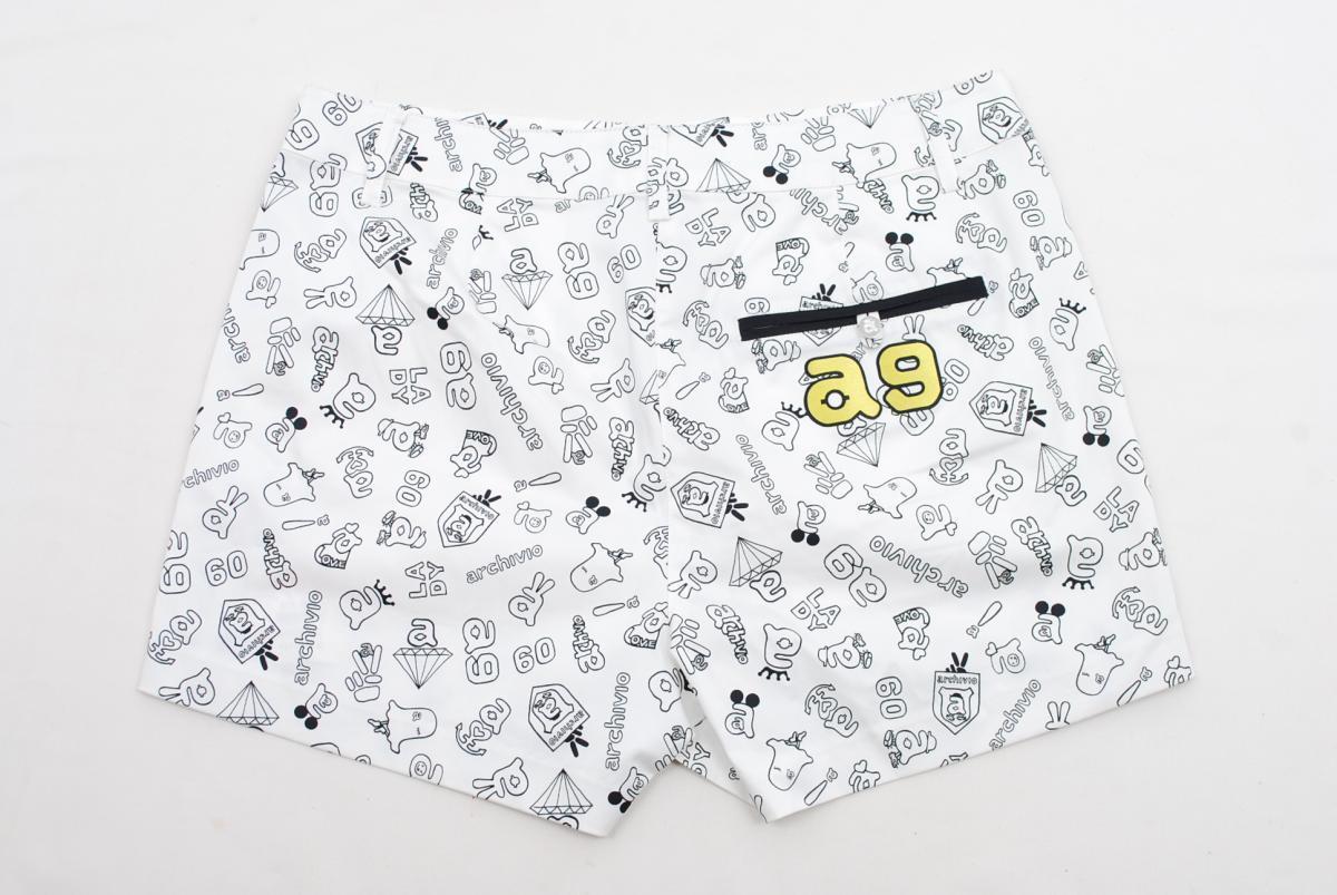 aday☆新品☆アルチビオ☆archivio☆ショートパンツ☆白☆ホワイト☆総