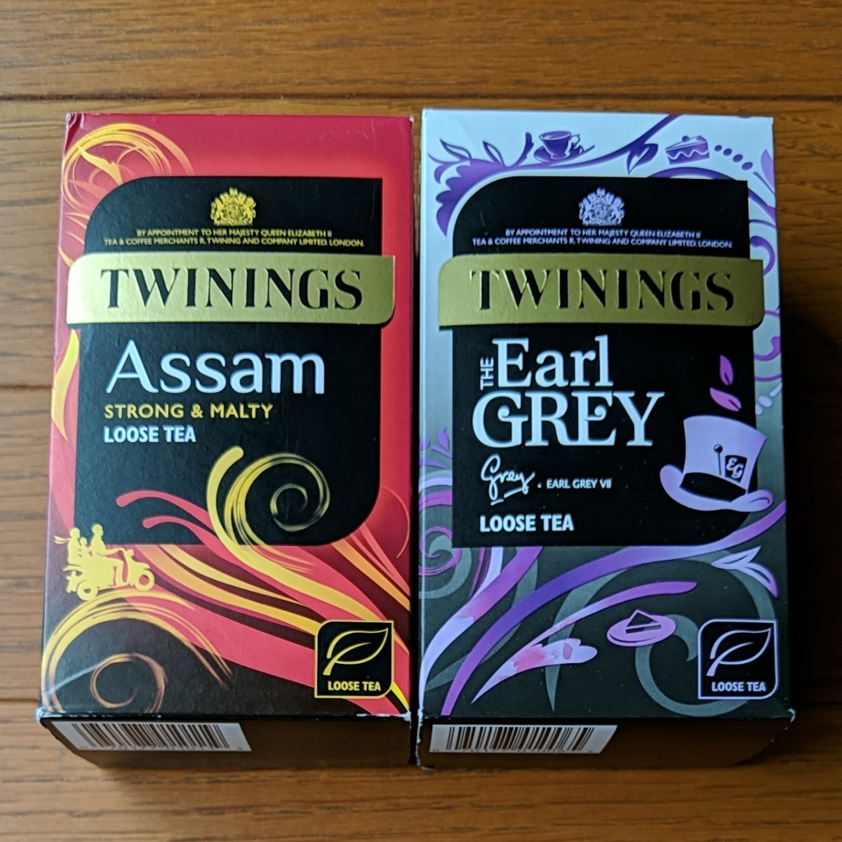 TWININGSトワイニング　紅茶　アッサム　アールグレイ　リーフ　125ｇ　イギリス　輸入品　アイスティー　英国