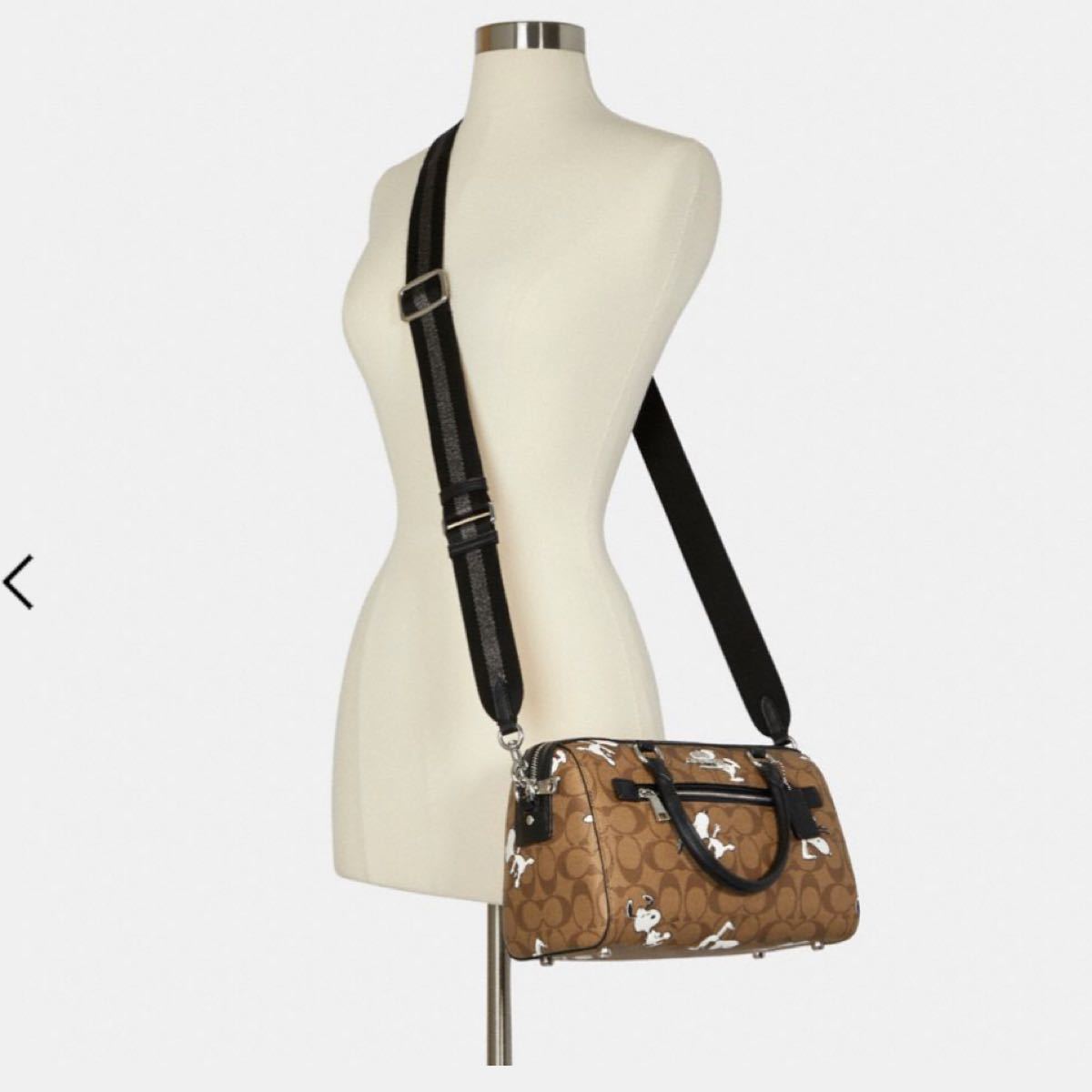 COACH X PEANUTS ローアン サッチェル ウィズ スヌーピー pitom.com.br