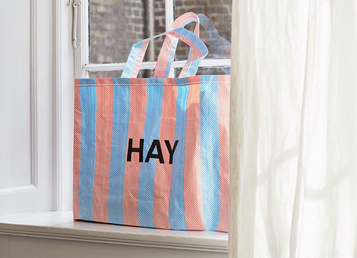 HAY ヘイ キャンディーストライプ エコバッグ トートバッグ エコ HAY ヘイ キャンディーストライプ エコバッグ トートバッグ エコ