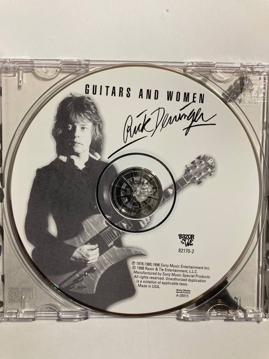【ブルースロック/ハードロック】リック・デリンジャー（RICK DERRINGER)「GUITARS AND WOMEN」(レア)中古CD、USオリジナルCD初盤,BR-50_画像5