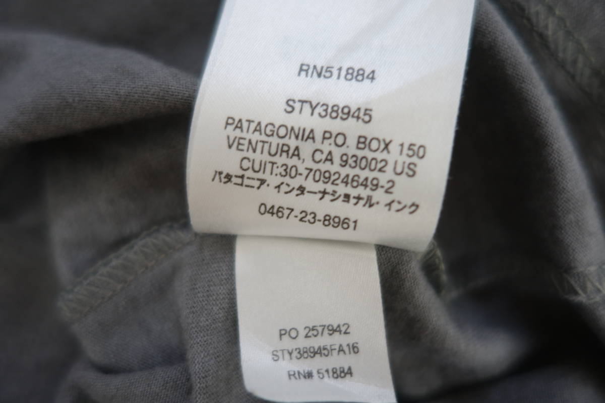 33S パタゴニア patagonia 半袖プリントTシャツ オーガニックコットン ポリ混【WOMENS XL】_画像5