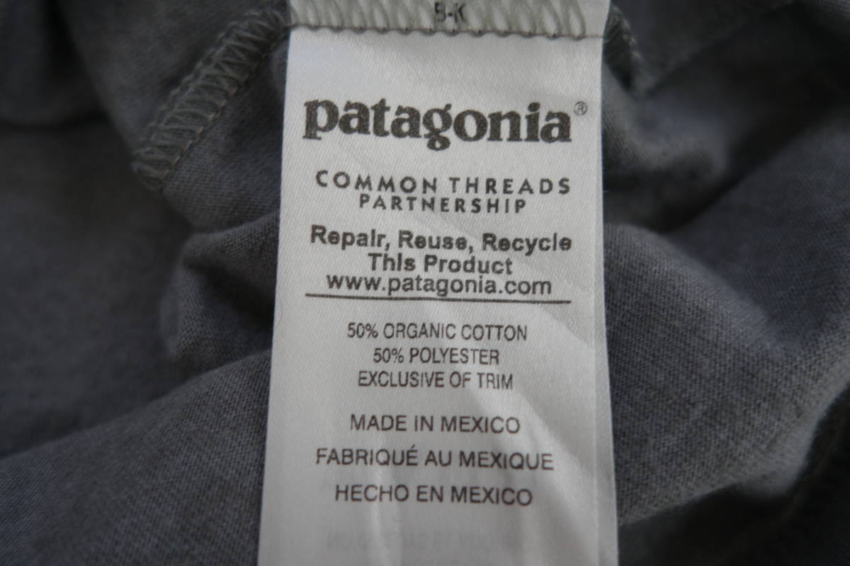 33S パタゴニア patagonia 半袖プリントTシャツ オーガニックコットン ポリ混【WOMENS XL】_画像4