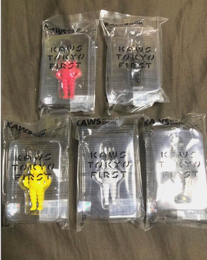 KAWS TOKYO FIRST KAWS CHUM KEYHOLDER 全5種 WHAT PARTY メディコムトイ カウズ トウキョウ ファースト キーホルダー 全種類 コンプリートの画像2