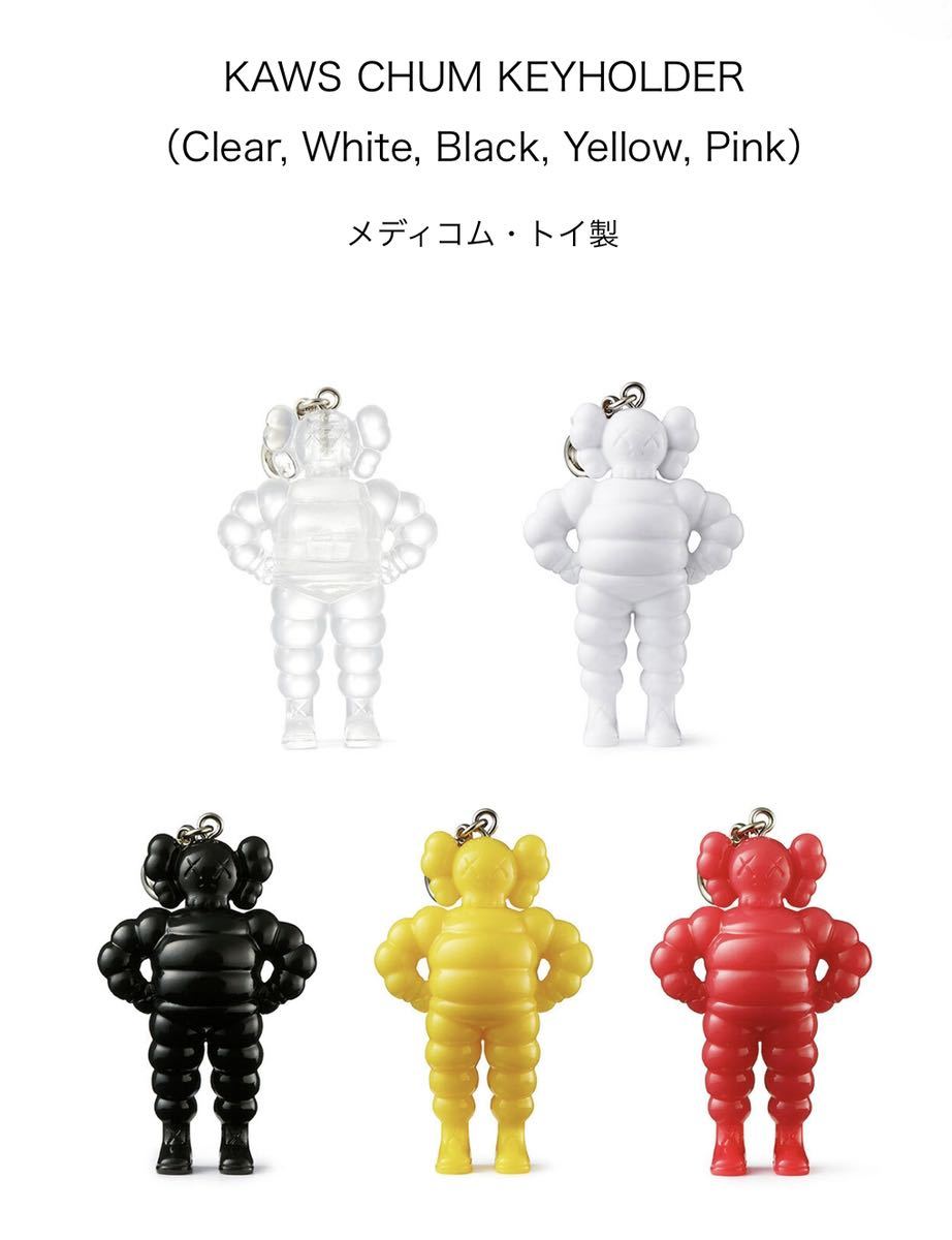 KAWS TOKYO FIRST KAWS CHUM KEYHOLDER 全5種 WHAT PARTY メディコムトイ カウズ トウキョウ ファースト キーホルダー 全種類 コンプリートの画像1