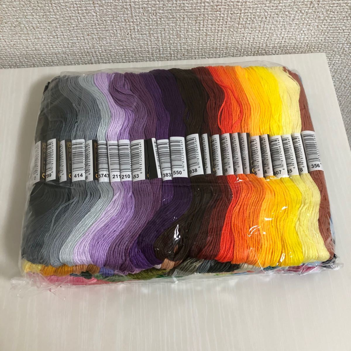 【刺繍糸 100色】刺繍糸 ハンドメイド クロスステッチ ミサンガ 手縫い用