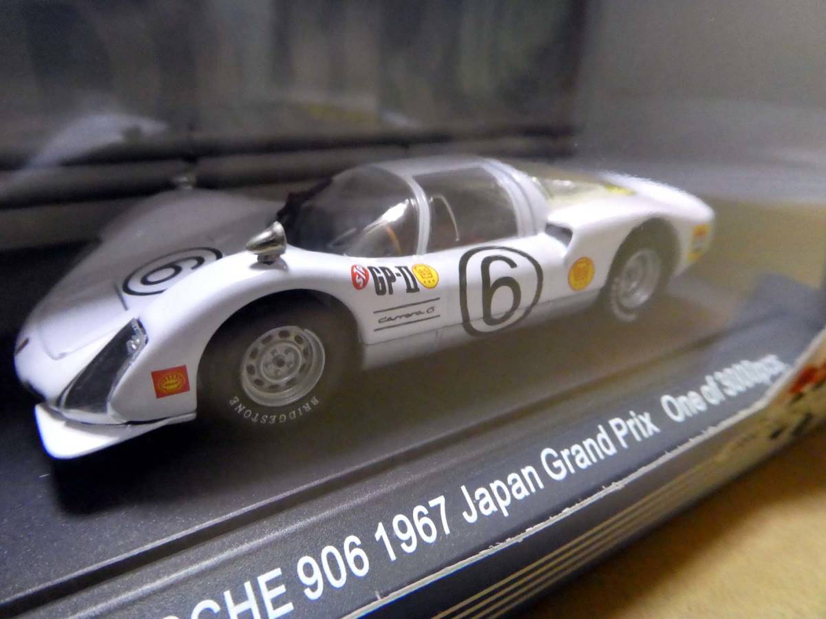 絶版EBBRO 1/43 ポルシェ906 No.6 日本GP 1967