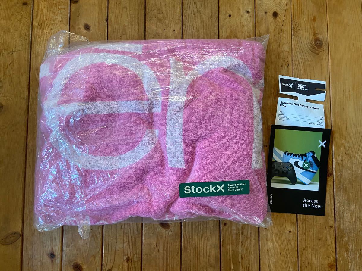 Supreme Five Boroughs Towel Pink タオル シュプリーム ピンク | www