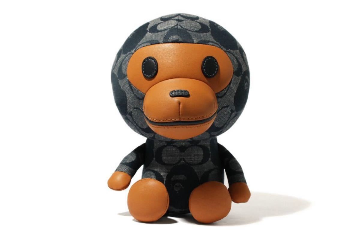 COACH×BAPE エイプ 新品未使用 フィギュア シャンブレー スモールコレクティブル C4523 確実正規品