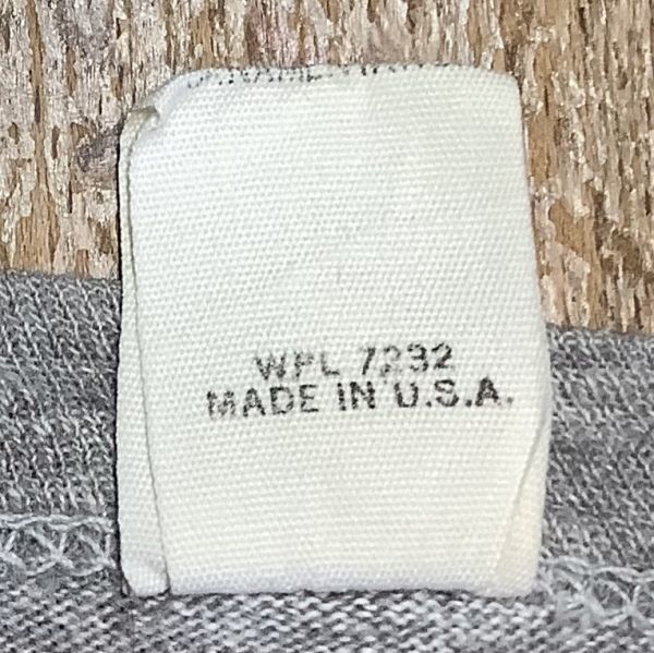 USMA ! 60s USA製 WEST POINT 米軍 実物 ステンシル 3段 プリント ビンテージ Tシャツ US- M サイズ // USAF USN チャンピオン_画像5